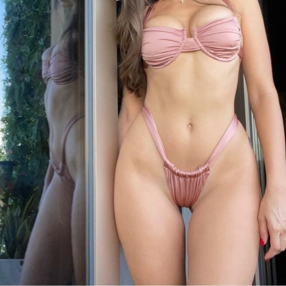 Brown small/medium bikini
